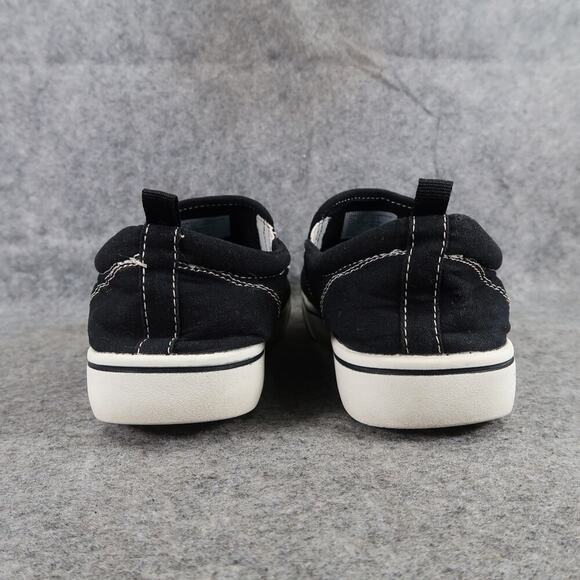Wonder Nation Shoes Kids 6 Sneakers Slip On Casual Canvas Black Trainers Youth - Picture 5 of 11